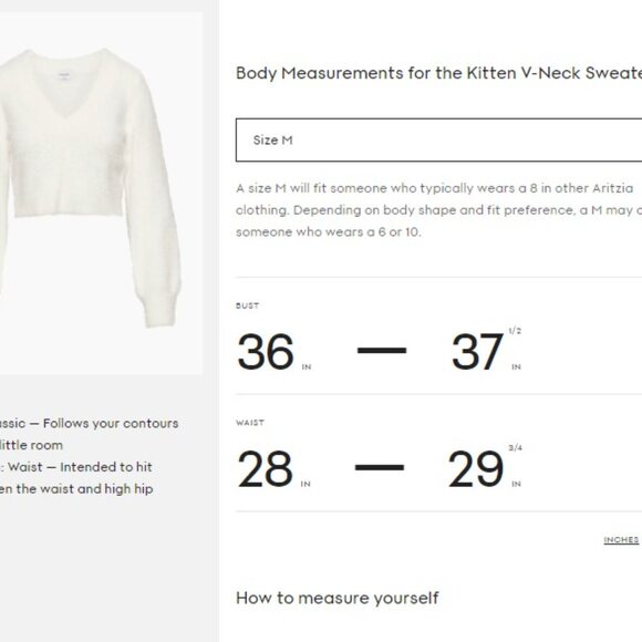 Aritzia Sunday Best Kitten V-Neck Sweater | Black | Size M - Picture 12 of 12